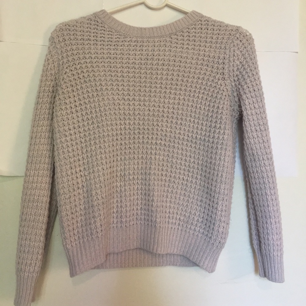 Cute Purple Knit Sweater